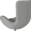 image:imageFlash Furniture Rally White LeatherSoft Saddle Wing OttomanLight Gray Fabric