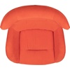 image:imageFlash Furniture Rally White LeatherSoft Saddle Wing OttomanOrange Fabric