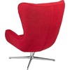 image:imageFlash Furniture Rally White LeatherSoft Saddle Wing OttomanRed Fabric