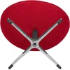 image:imageFlash Furniture Rally White LeatherSoft Saddle Wing OttomanRed Fabric