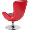 image:imageFlash Furniture Rally White LeatherSoft Saddle Wing OttomanRed Leathersoft