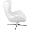 image:imageFlash Furniture Rally White LeatherSoft Saddle Wing OttomanWhite Leathersoft