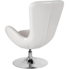 image:imageFlash Furniture Rally White LeatherSoft Saddle Wing OttomanWhite Leathersoft