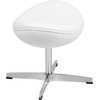 image:imageFlash Furniture Rally White LeatherSoft Saddle Wing OttomanWhite Leathersoft