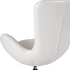 image:imageFlash Furniture Rally White LeatherSoft Saddle Wing OttomanWhite Leathersoft