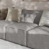 image:imageFlash Furniture Sectional Middle Chair Module Gray  Modular Design Luxury Fabric Living Room Family Room