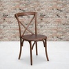 image:imageFlash Furniture XUXPEC Pecan Cross Back Accent Chair