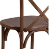 image:imageFlash Furniture XUXPEC Pecan Cross Back Accent Chair