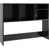 image:imageFlash Furniture Desktop Bookshelf with Multiple Cubbies Black  Assorted Cubby Sizes Stabilizing Cross BarBlack