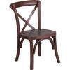 image:imageFlash Furniture HERCULES Series Kids Mahogany Cross Back Chair  Hand Stained Finish Durable Construction Commercial Use1 Pack