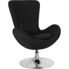 image:imageFlash Furniture Rally White LeatherSoft Saddle Wing OttomanBlack Fabric