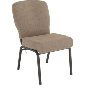 image:imageFlash Furniture Advantage Signature Elite Tan Speckle Church Chair  20 in Wide  Durable Construction Commercial UseTan Speckle FabricBlack Frame