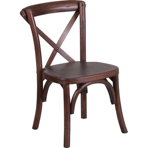 image:imageFlash Furniture HERCULES Series Kids Mahogany Cross Back Chair  Hand Stained Finish Durable Construction Commercial Use1 Pack