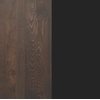 image:imageFlash Furniture Commercial 24x30 Tabletop and 22x22 XBase Natural  Bar Height Black Cast Iron Base AntiRust Indoor Use 22x22 in Base FootprintDark Brown TopBlack Base
