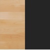 image:imageFlash Furniture Commercial 24x30 Tabletop and 22x22 XBase Natural  Bar Height Black Cast Iron Base AntiRust Indoor Use 22x22 in Base FootprintNatural TopBlack Base