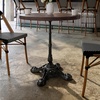 image:imageFlash Furniture Commercial Grade 2275x2275 Cast Iron Table Base Black  AllWeather Commercial Grade Base Fits up to 30 inch Round or Square Tabletops