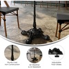 image:imageFlash Furniture Commercial Grade 2275x2275 Cast Iron Table Base Black  AllWeather Commercial Grade Base Fits up to 30 inch Round or Square Tabletops