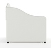 image:imageMartha Stewart Anya Twin Upholstered Daybed with Trundle OffWhite  PullOut Trundle Cushioned Headboard and Footboard No Box Spring Required