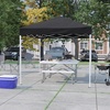 image:imageFlash Furniture 8x8 Pop Up Canopy Tent with Carry Bag Blue  Tailgate and Event Use Easy SetupBlack