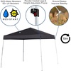 image:imageFlash Furniture 8x8 Pop Up Canopy Tent with Carry Bag Blue  Tailgate and Event Use Easy SetupBlack