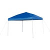 image:imageFlash Furniture 8x8 Pop Up Canopy Tent with Carry Bag Blue  Tailgate and Event Use Easy SetupBlue