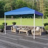 image:imageFlash Furniture 8x8 Pop Up Canopy Tent with Carry Bag Blue  Tailgate and Event Use Easy SetupBlue