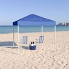 image:imageFlash Furniture 8x8 Pop Up Canopy Tent with Carry Bag Blue  Tailgate and Event Use Easy SetupBlue