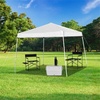 image:imageFlash Furniture 8x8 Pop Up Canopy Tent with Carry Bag Blue  Tailgate and Event Use Easy SetupWhite