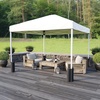 image:imageFlash Furniture 8x8 Pop Up Canopy Tent with Carry Bag Blue  Tailgate and Event Use Easy SetupWhite