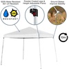 image:imageFlash Furniture 8x8 Pop Up Canopy Tent with Carry Bag Blue  Tailgate and Event Use Easy SetupWhite