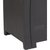 image:imageFlash Furniture Seneca Light Gray Faux Rattan Chair with AllWeather Light Grey CushionDark Gray