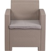 image:imageFlash Furniture Seneca Light Gray Faux Rattan Chair with AllWeather Light Grey CushionLight Gray