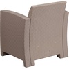 image:imageFlash Furniture Seneca Light Gray Faux Rattan Chair with AllWeather Light Grey CushionLight Gray