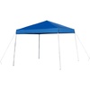 image:imageFlash Furniture 8x8 Pop Up Canopy Tent with Carry Bag Blue  Tailgate and Event Use Easy SetupBlue
