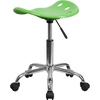 image:imageFlash Furniture Vibrant Pink Tractor Seat and Chrome Swivel Stool with Heavy Duty Chrome Base and Dual Wheel CastersApple Green