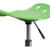 image:imageFlash Furniture Vibrant Pink Tractor Seat and Chrome Swivel Stool with Heavy Duty Chrome Base and Dual Wheel CastersApple Green