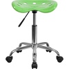 image:imageFlash Furniture Vibrant Pink Tractor Seat and Chrome Swivel Stool with Heavy Duty Chrome Base and Dual Wheel CastersApple Green