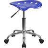 image:imageFlash Furniture Vibrant Pink Tractor Seat and Chrome Swivel Stool with Heavy Duty Chrome Base and Dual Wheel CastersNautical Blue
