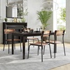 image:imageFlash Furniture Commercial Metal Dining Chair Antique Copper 2Pack  Black Metal FramesAntique Copper