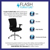 image:imageFlash Furniture HERCULES Series 247 Intensive Use 300 lb Rated Black Mesh Multifunction Ergonomic Office Chair with Seat Slider  Seat Slider Mesh Back 247 Intensive Use Multifunction 300 LBS Weight CapacityBlack Fabric