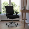 image:imageFlash Furniture HERCULES Series 247 Intensive Use 300 lb Rated Black Mesh Multifunction Ergonomic Office Chair with Seat Slider  Seat Slider Mesh Back 247 Intensive Use Multifunction 300 LBS Weight CapacityBlack Fabric