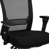 image:imageFlash Furniture HERCULES Series 247 Intensive Use 300 lb Rated Black Mesh Multifunction Ergonomic Office Chair with Seat Slider  Seat Slider Mesh Back 247 Intensive Use Multifunction 300 LBS Weight CapacityBlack FabricMesh