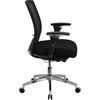 image:imageFlash Furniture HERCULES Series 247 Intensive Use 300 lb Rated Black Mesh Multifunction Ergonomic Office Chair with Seat Slider  Seat Slider Mesh Back 247 Intensive Use Multifunction 300 LBS Weight CapacityBlack FabricMesh