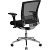 image:imageFlash Furniture HERCULES Series 247 Intensive Use 300 lb Rated Black Mesh Multifunction Ergonomic Office Chair with Seat Slider  Seat Slider Mesh Back 247 Intensive Use Multifunction 300 LBS Weight CapacityBlack FabricMesh