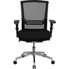 image:imageFlash Furniture HERCULES Series 247 Intensive Use 300 lb Rated Black Mesh Multifunction Ergonomic Office Chair with Seat Slider  Seat Slider Mesh Back 247 Intensive Use Multifunction 300 LBS Weight CapacityBlack FabricMesh