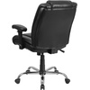 image:imageFlash Furniture HERCULES Series Big amp Tall 400 lb Rated Black LeatherSoft Ergonomic Task Office Chair with Chrome Base and Adjustable Arms