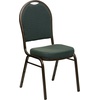 image:imageFlash Furniture HERCULES Series Dome Back Stacking Banquet Chair in Beige Patterned Fabric  Gold Frame  Gold Frame Fabric UpholsteryGreen Patterned FabricGold Vein Frame