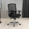 image:imageFlash Furniture Hercules 247 Big amp Tall Mesh Office Chair Black  350 LB Capacity Intensive Use Lumbar Support