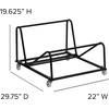 image:imageFlash Furniture Sled Base Stack Chair Dolly  Durable Construction Commercial Use1 Pack