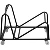 image:imageFlash Furniture Sled Base Stack Chair Dolly  Durable Construction Commercial UseSet of 6